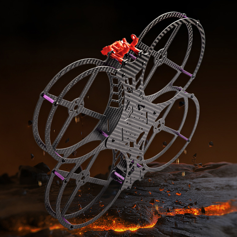 Drone Kit Octocopter - Flyroun 5 pulgadas de fibra de