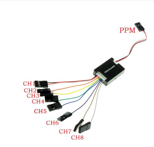 Drone Kit Hexacopter - Conmutador codificador PWM a PPM para