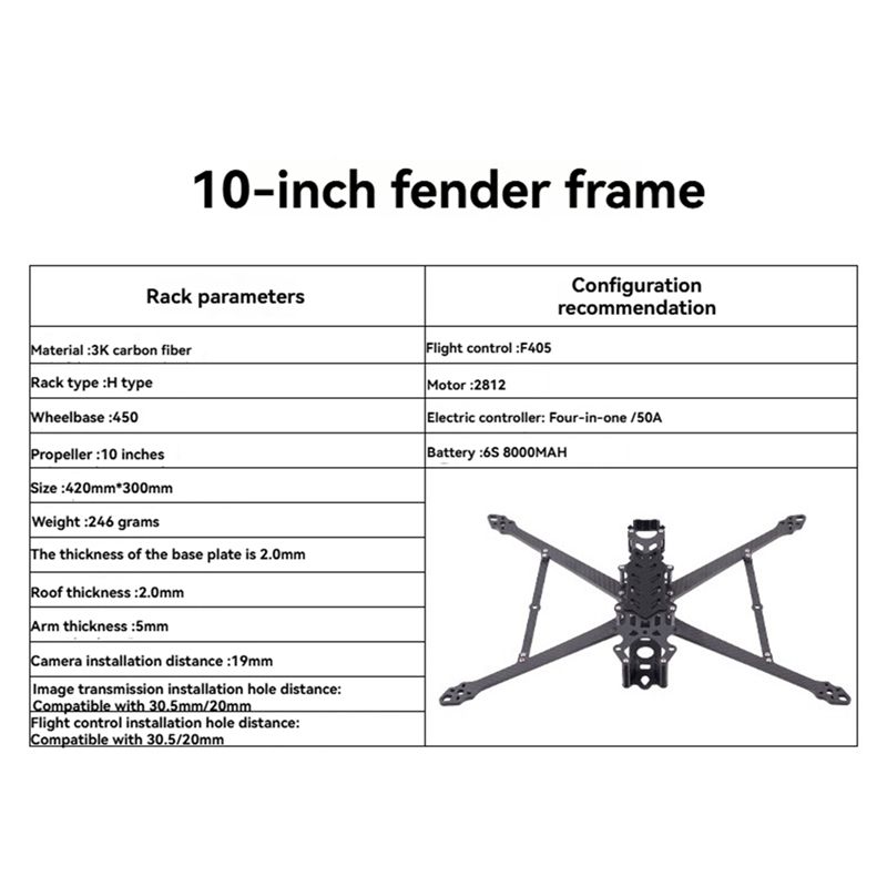 ABKN - Kit de Chasis de Dron d - Drone Kit Racing reseña y precio