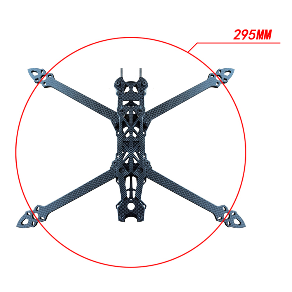 Marco de cuadricóptero de fibr - Drone Kit Racing reseña y precio