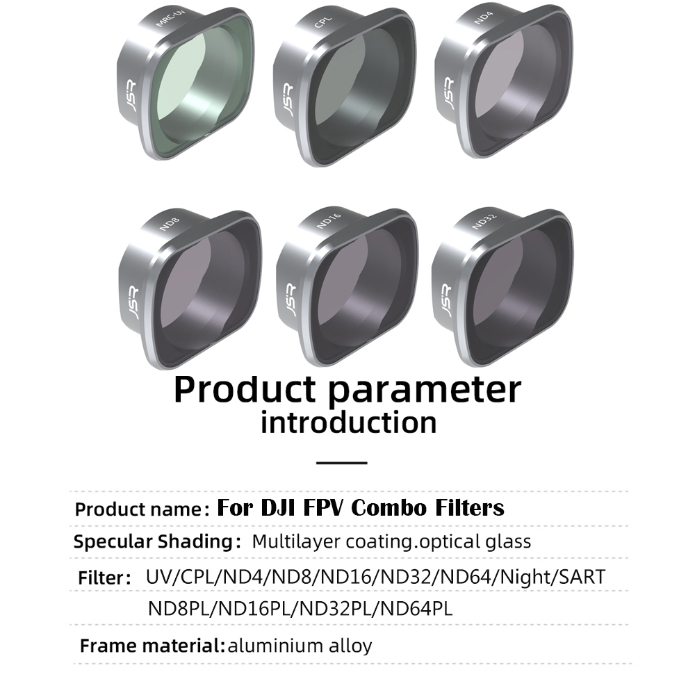 Para DJI FPV Combo filtro Dron - Drone Kit Build Yourself reseña y precio